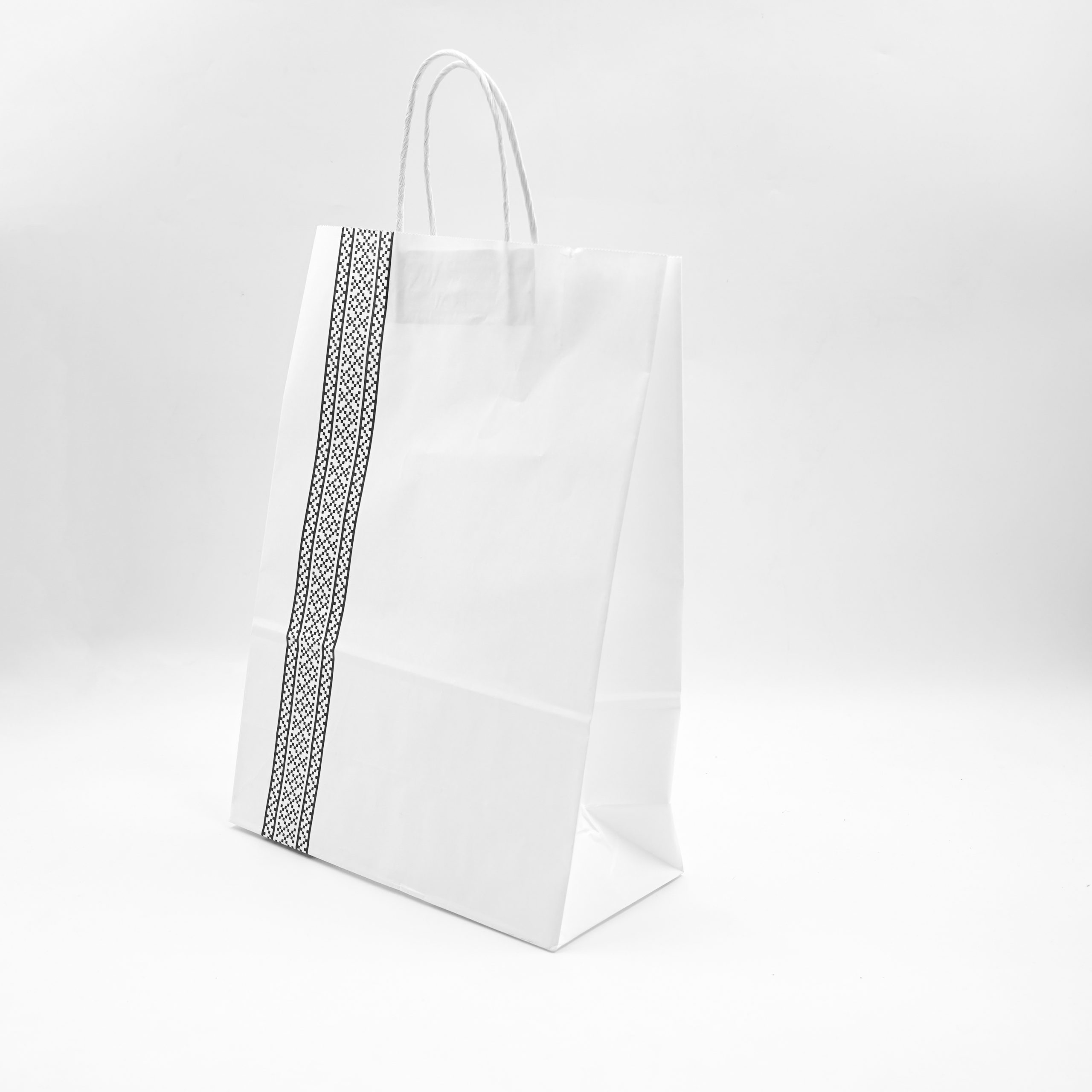 (Sadu style) Paper Bag with handle